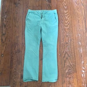 MOTHER green khaki. The Insider Ankle Prep